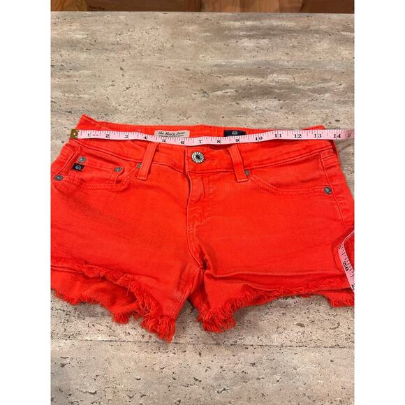 AG Adriano Goldschmied "The Mary Jane" Low Rise Cut Off Shorts size 25 - Picture 5 of 7